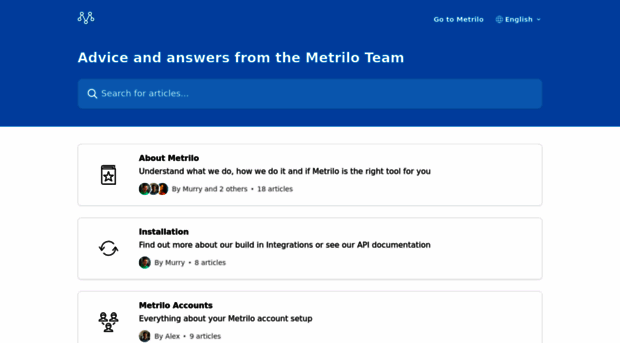 help.metrilo.com