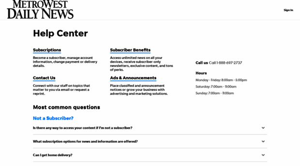 help.metrowestdailynews.com