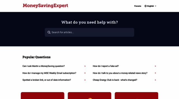 help.moneysavingexpert.com