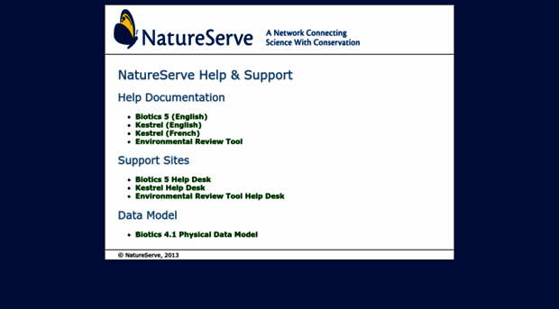 help.natureserve.org