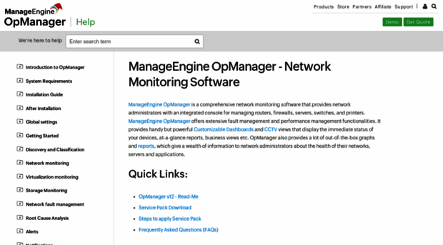 help.opmanager.com