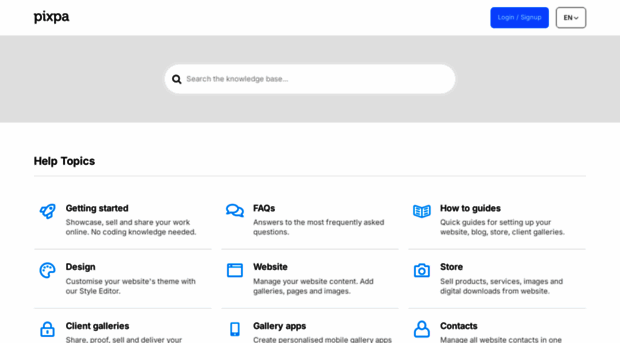 help.pixpa.com
