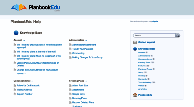 help.planbookedu.com