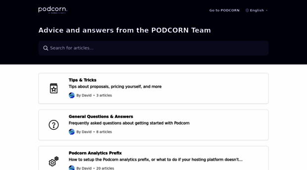 help.podcorn.com