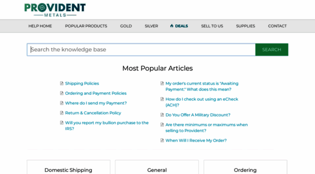 help.providentmetals.com