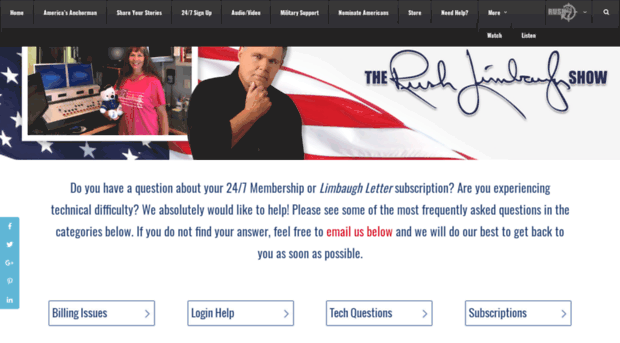 help.rushlimbaugh.com