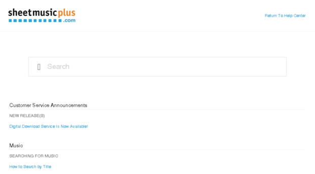 help.sheetmusicplus.com