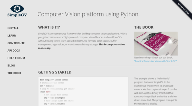 help.simplecv.org