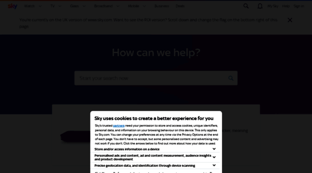 help.sky.com