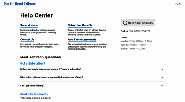 help.southbendtribune.com