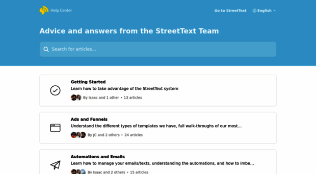 help.streettext.com