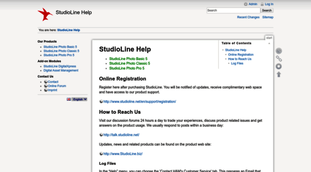 help.studioline.net