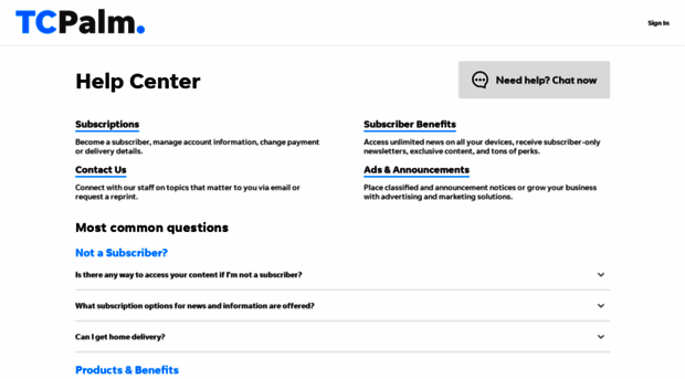 help.tcpalm.com