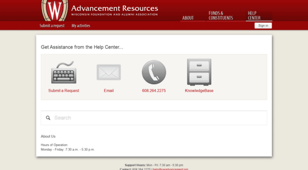 help.uwadvancement.org
