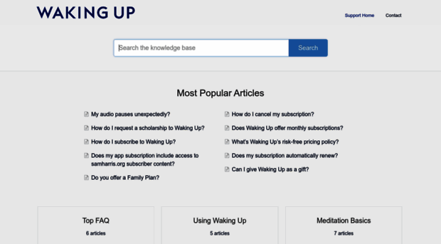 help.wakingup.com