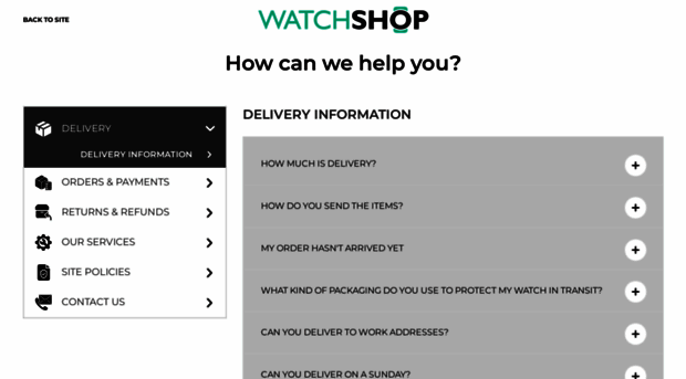 help.watchshop.com