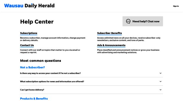 help.wausaudailyherald.com