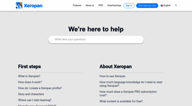 help.xeropan.com