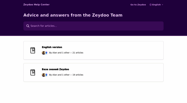 help.zeydoo.com