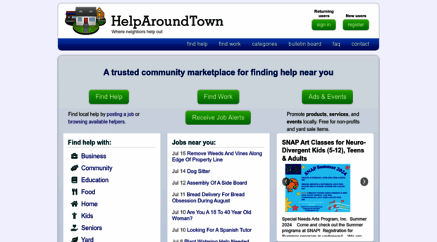 helparoundtown.com