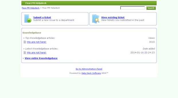 helpdesk.fear.fm