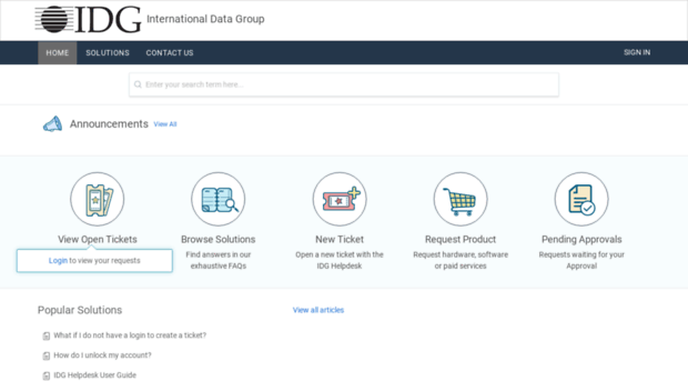 helpdesk.idg.com