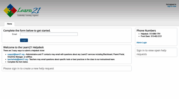 helpdesk.learn21.org