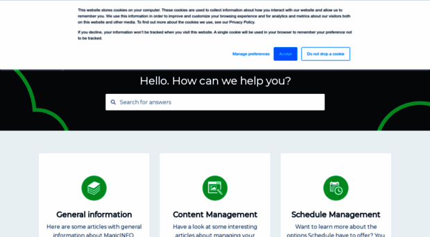 helpdesk.magicinfoservices.com
