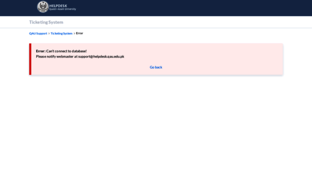 helpdesk.qau.edu.pk