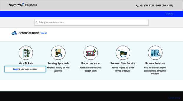 helpdesk.searce.com