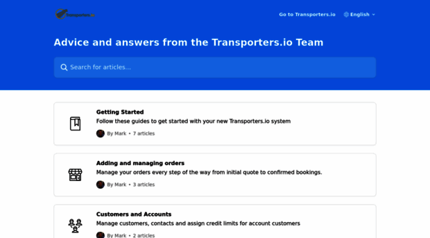 helpdesk.transporters.io