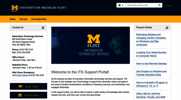 helpdesk.umflint.edu