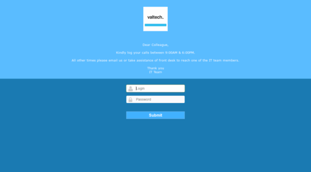 helpdesk.valtech.co.in