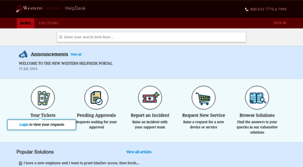 helpdesk.westerncarriers.com