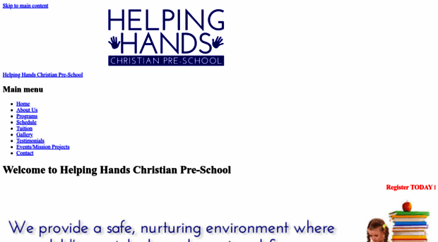 helpinghandschristianpreschool.com