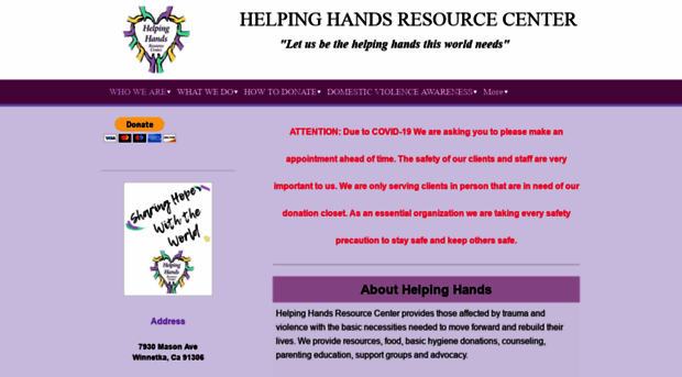 helpinghandsresourcecenter.org