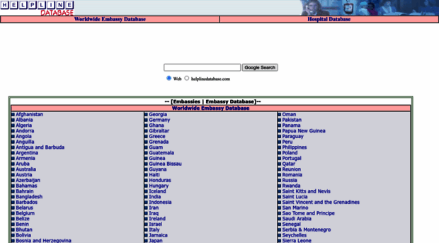 helplinedatabase.com