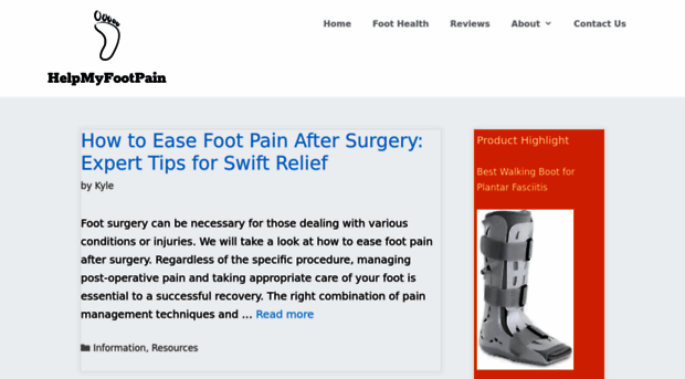 helpmyfootpain.com