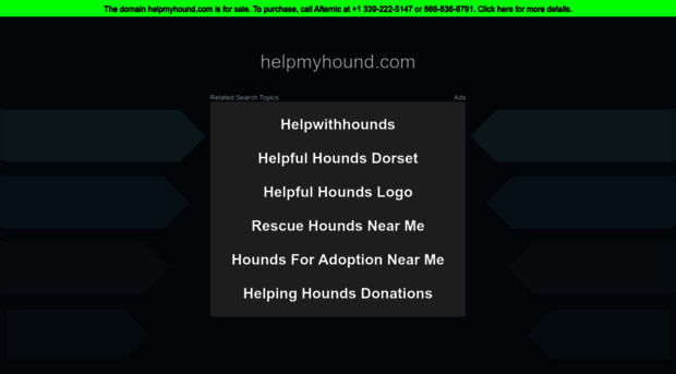 helpmyhound.com