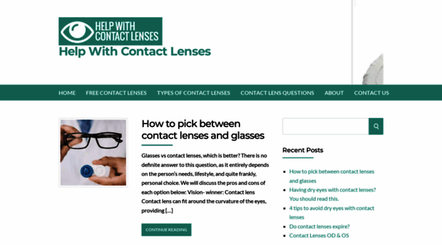 helpwithcontactlenses.com