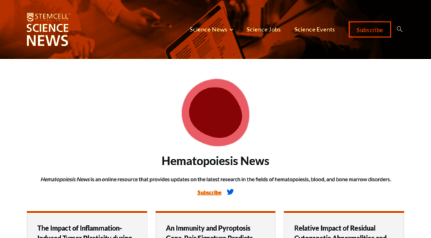 hematopoiesisnews.com