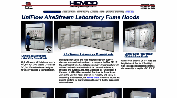 hemcofumehoods.com