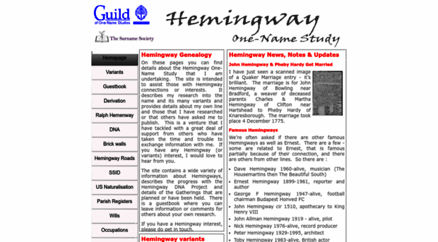 hemingway.uk.com