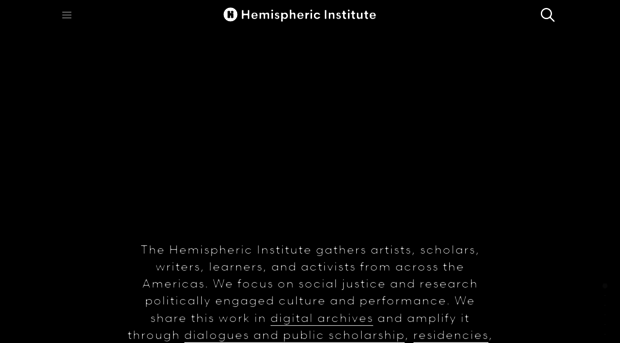 hemisphericinstitute.org