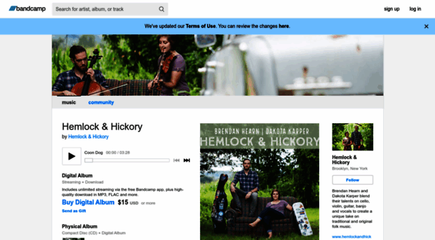 hemlockandhickory.bandcamp.com