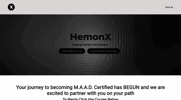 hemonx.thinkific.com