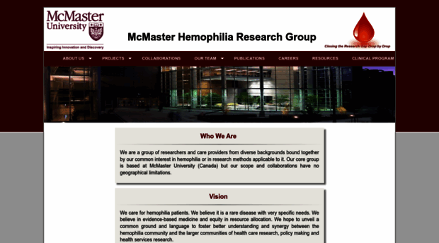 hemophilia.mcmaster.ca