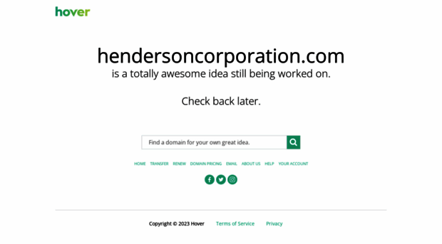 hendersoncorporation.com