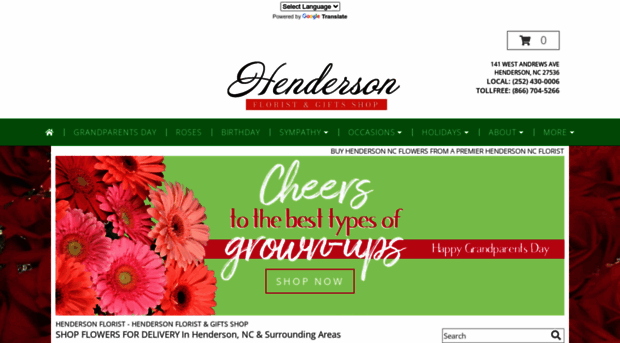 hendersonncflowershop.com