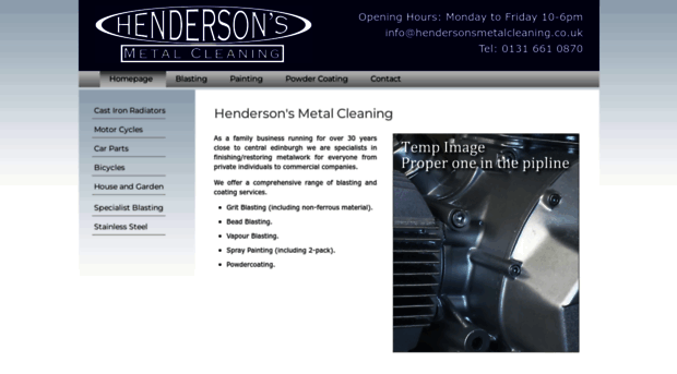 hendersonsmetalcleaning.co.uk